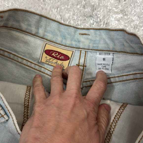 Rio vintage denim shorts size 11 - Picture 3 of 4